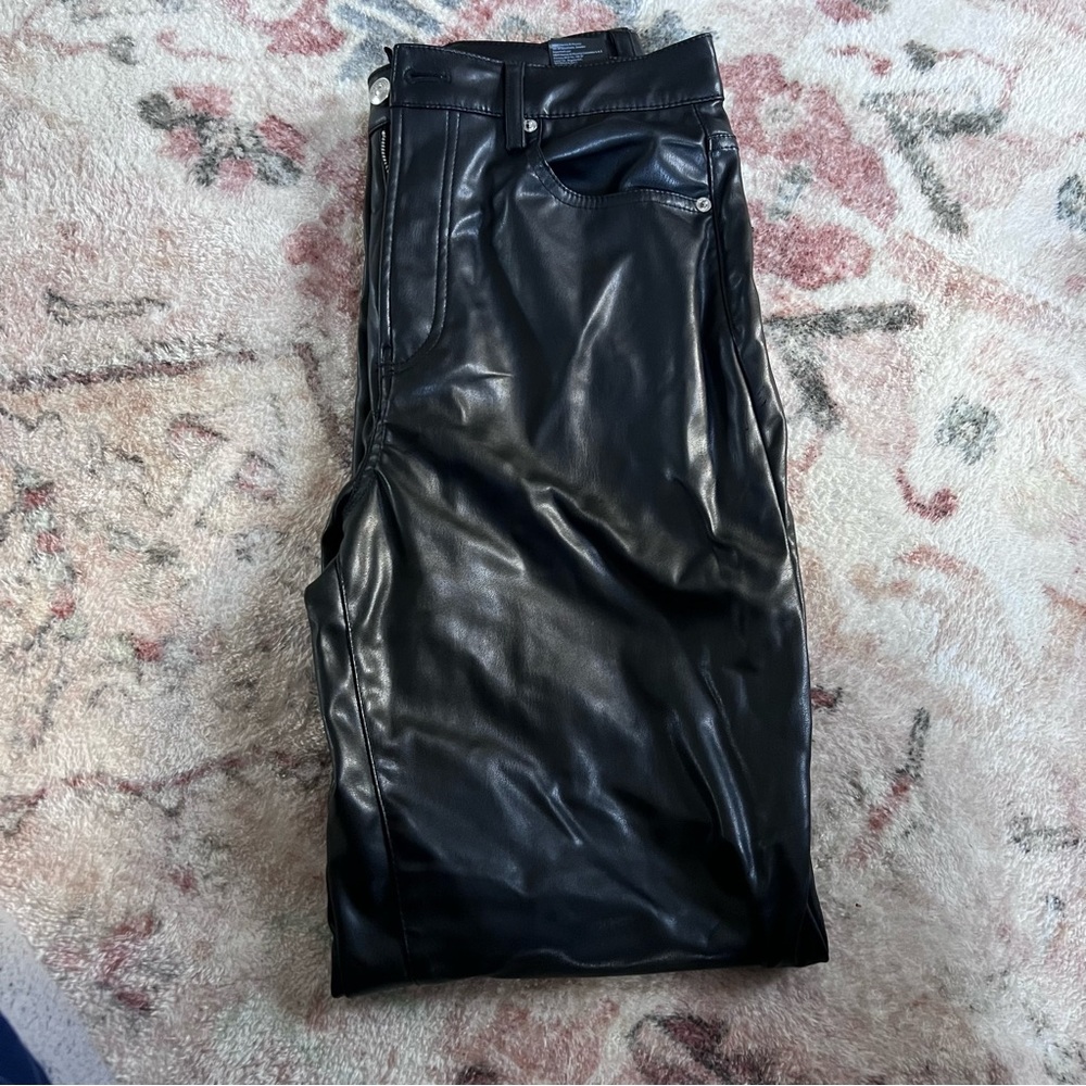 H&M Faux Leather Pants